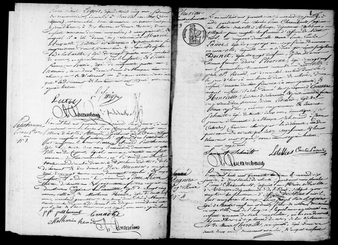 Registre des actes de naissance et adoption (1841).