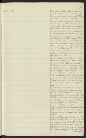 Octroi, révision du règlement, tarif d'Octroi, rapport