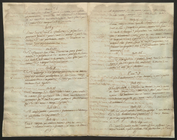 Statistique économique et industrielle de la ville : correspondance (An II -1815), statistiques industrielles et manufacturières, états des fabriques et des manufactures, enquêtes (1806-1889), rapports.