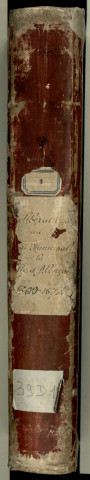 Registre des délibérations du conseil de Ville (12 février 1600-9 juin 1673)