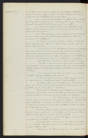 Hygiène insuffisante de la ville d'Alençon après la fermeture de l'établissement de bains chauds, directeur de l'établissement M. HALGRIN Gaston, observation de M. LEPRETRE. Tramways d'Alençon à Fresnay sur Sarthe vers le Mans s'achève, demande de pénétration à la gare d'Alençon, observation de M. FLEURY