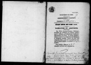 Registre des actes de naissance et adoption (1852).