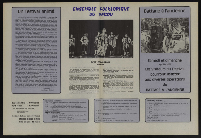Alençon Notre Cité, journal des habitants de la Ville et des communes périphériques n°14, spécial XIXe festival de l'élevage (septembre 1978).