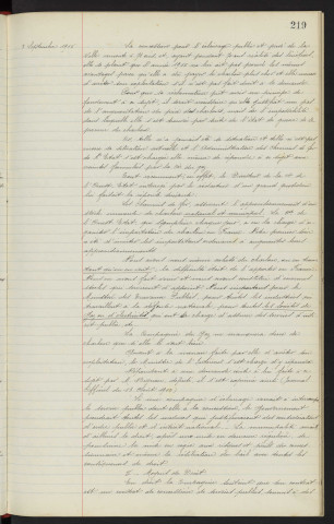 Eclairage au gaz, action de la Cie de couterne, élévation des prix du gaz, autorisation de défendre, M. CHARBEAU Ingénieur électricien à l'école pratique du commerce et des industrie du Mans contrôleur de l'éclairage public d'Alençon