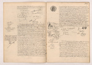 Acte de mariage de BIDOUËT Maurice Constant Jacques et AVELINE Suzanne Joséphine (20 Octobre 1908), MONAQUE Emile et RICHER Maria Modestine Adélaïde Divorcée de MARCELIN (22 Octobre 1908), GESLAND Louis Alexis Aimable et RICHER Ida Marie (22 Octobre 1908).