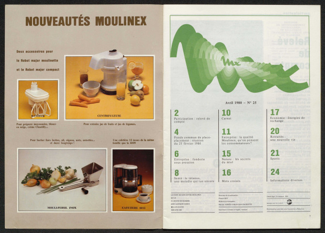 "La qualité" : maquette de la première page de couverture (21 x 29.7cm), (avril 1980), (dessin Gus).