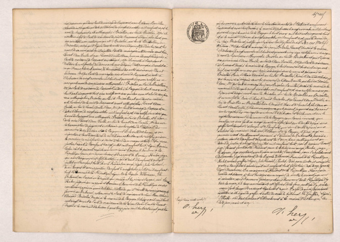 Transcription d'un Jugement de Rectification d'Acte de mariage BRISOLIER et BOUILLON (24 Août 1908).
