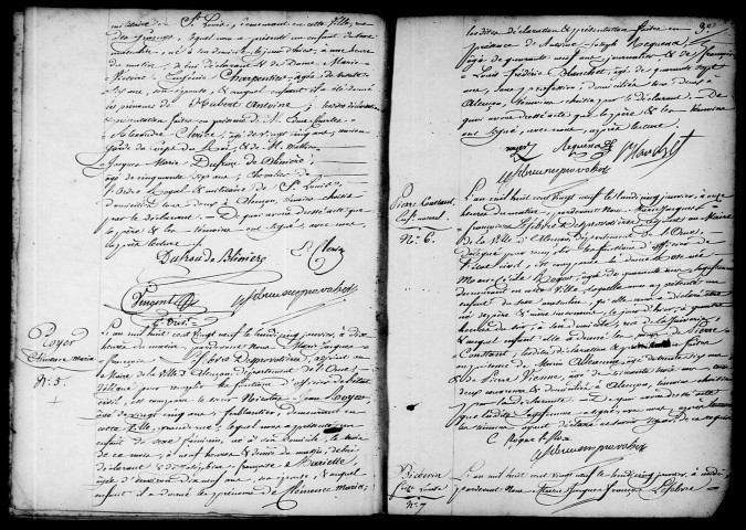 Registre des actes de naissance et adoption (1829).