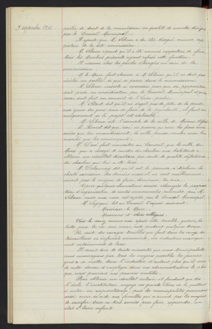 Organisation ventes communales de charbon, pomme de terre et légumes, nomination commission, demande de M. LEBOUC. Manque de mains d'œuvre en industries, apprentissage des jeunes, bourses d'apprentissage, proposition de M. LAGOGUE