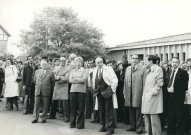 Occupation du site par les grévistes : lot de 4 photographies.
