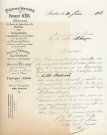 Fête nationale 14 juillet 1902 : affiche Imprimerie Albert Manier, (89 x 130).
