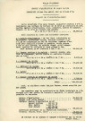 Adjudication des travaux de démolition d'un immeuble communal sis 11 rue de l'Isle dit "ancien grand lavoir central, 8 février 1934 : affiche.