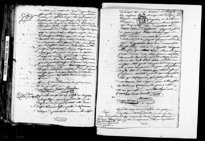 Acte de naissance de GARBY Jean François (5 juillet 1796),acte de naissance de RADIGUE dit LECONTE Jean Baptiste (9 juillet 1796),acte de naissance de MAZIER Anne Marie Pauline (10 juillet 1796).
