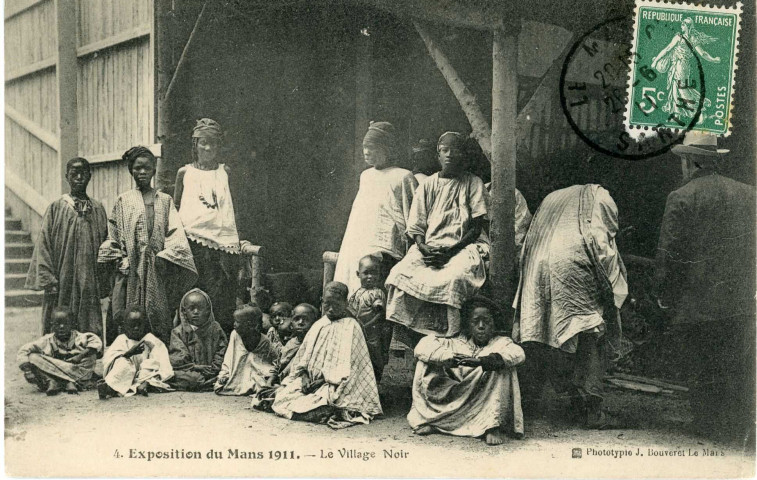 Correspondance à la veuve Jousse Millet Mélanie Louise : carte postale ancienne.