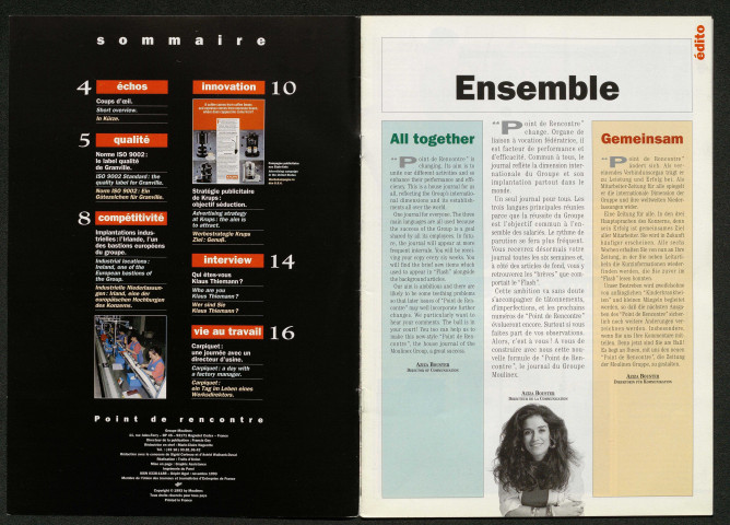 Le Point de rencontre Moulinex n°66 (octobre-novembre 1993)