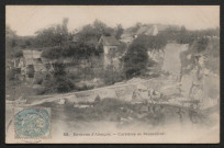 Condé-sur-Sarthe (Orne), environs d'Alençon, carrières de Beauséjour, carte postale ancienne noir et blanc n°63, M.C.F.L, Issy (Seine), sd, (14x9), acquisition 2021, AMA.