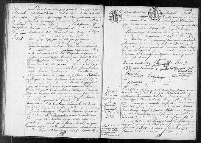 Registre des actes de mariage (1824).