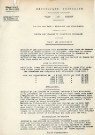 Adduction complémentaire d'eau potable pour la ville d'Alençon, modification du règlement et du tarif des concessions particulières (11 août 1924-21 février 1925) : règlement type, délibération, cahier des charges de la ville de Carhaix, formulaire demande abonné .
