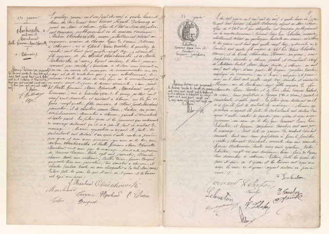 Registre des actes de mariage (1919).