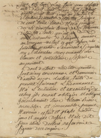 Quittance d'une rente de 25 Livres sur un capital de 113 Livres due par le Sieur Frédéric Allix envers son beau frère le Sieur Desroches (5 juillet 1789).