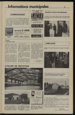 Alençon Notre Cité, journal d'information municipale et districale n°42 (juin 1981).