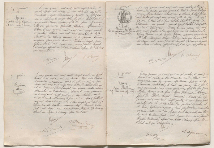 Registre des actes de décès (1924).