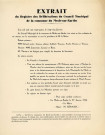 Adduction complémentaire d'eau potable pour la ville d'Alençon, enquête auprès d'autres collectivités sur l'utilisation des puits artésiens (29 janvier 1924) : correspondance.