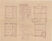 permis de construire n°14, Construction d'une maison d'habitation Boulevard de Strasbourg Alençon, (date de décision : 1936), (auteur du projet, architecte : MERCIER Robert).