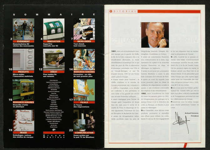 Le Point de rencontre Moulinex n°62 (printemps 1992)