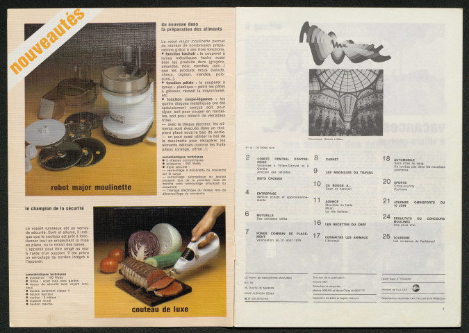 Le Point de rencontre Moulinex n°19 (octobre 1978)