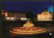 Alençon (Orne), le palais de justice et l'hôtel de ville illuminés, carte postale moderne en couleur n°3, Artaud frères, éditeurs, Carquefou-Nantes, sd, (15x10,5), acquisition 2020, AMA, 2 exemplaires.