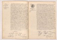 Acte de mariage de DESMULLER Gaston Louis Charles et FONTAINE Suzanne Louise Juliette (12 juin 1909), Acte de mariage de DREUX Ferdinand Emile et TRÉHARD Germaine Louise Marie (15 juin 1909).