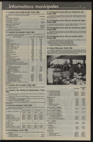 Alençon Notre Cité, journal d'information municipale et districale n°76 (février 1985).