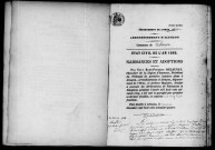 Registre des actes de décès.