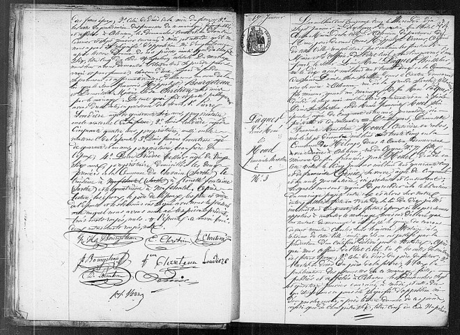 Registre des actes de mariage (1855).