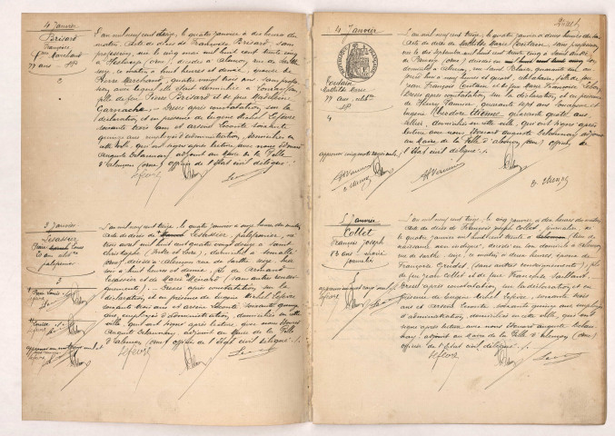 Registre des actes de décès (1913).
