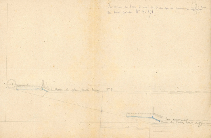 Lavoir rue des Tisons, construction, adjudication (1873-1874) : acte de soumission, règlement, cahier des charges, devis, traité, procès-verbal ; exécution : procès-verbal de réception, entretien et réparations (1875-1876) : correspondance ; gestion et réglementation (1879-1925) : pétitions.