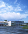 Usine de Domfront, vue d'ensemble : ektachrome, Philippe Giraud (juin 1979).