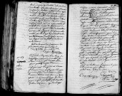 Acte de naissance de DOISNEL Jean Louis (23 décembre 1796),acte de naissance de GALLERIE Joséphine (25 décembre 1796).