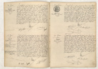 Reconnaissance de GUILLET Sylvain Georges Victor (21 février 1917), Acte de naissance de GOYET Paulette Louise Jeanne (19 février 1917), Acte de naissance de MOURIÈRE Charlotte Yvonne (20 février 1917), Acte de naissance de MILARD Irène Marie (20 février 1917).