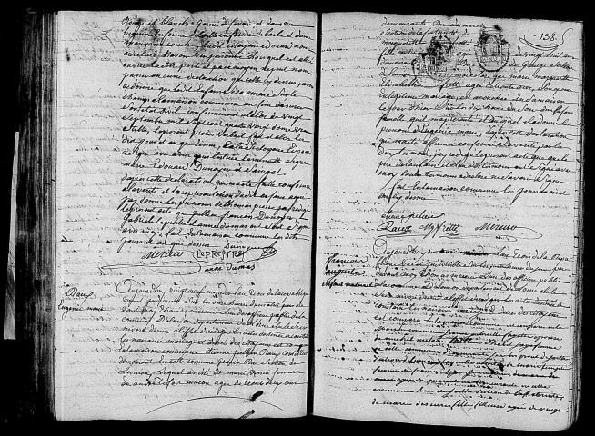 Acte de naissance de Thomas Pierre enfant trouvé (17 juillet 1795),acte de naissance de RAUX Eugénie Marie (16 juillet 1795),acte de naissance de BRIERE François Auguste enfant naturel (20 juillet 1795).