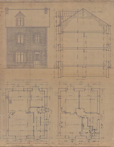 permis de construire n°4, Construction d'un immeuble Boulevard de Strasbourg Alençon, (date de décision : 11/02/1929).