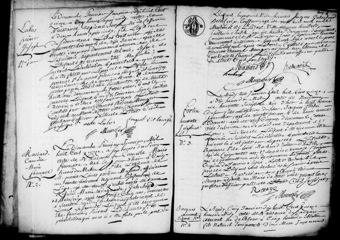 Registre des actes de naissance et adoption (1er janvier - 31 décembre 1815).