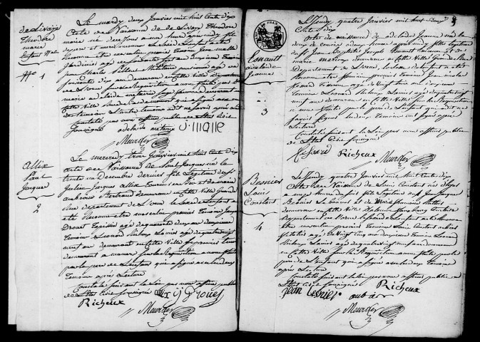 Registre des actes de naissance et adoption (1er janvier - 31 décembre 1810).