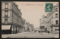 Alençon (Orne), La Rue du Cours, carte postale ancienne noir et blanc n°31, A.M.F éditeur, [date cliché : ], (date d'utilisation : 11 mai 1911), (14x9), AMA.