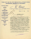 Adduction complémentaire d'eau potable pour la ville d'Alençon, extension du réseau de distribution, réalisation d'un abri pour la station de pompage et du poste transformateur chemin des Planches (Gaston Gérard), exécution (24 mai - 18 juin 1934) : correspondance.