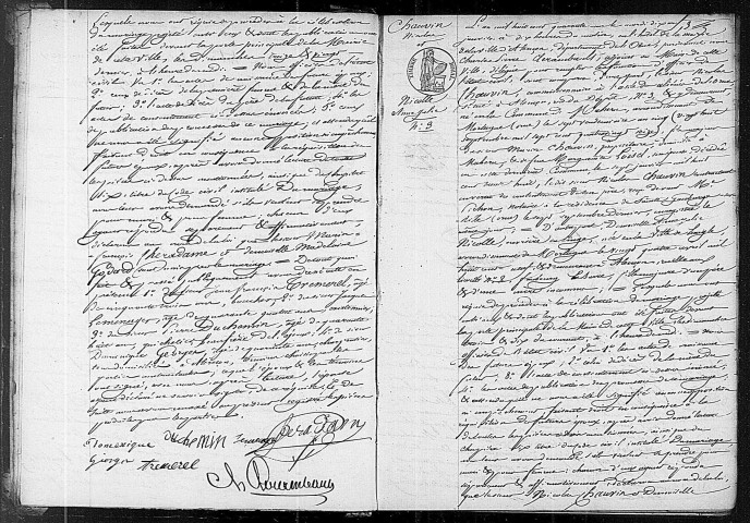 Registre des actes de mariage (1841).
