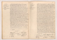 Acte de mariage de MANEUVRIER Auguste Edouard Jean et GROUAS Julia Henriette Florentine (26 avril 1909), MANGEANT Armand Victor et FERRÉ Marthe Gabrielle Françoise (4 mai 1909).