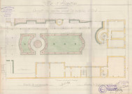Projet de jardin pour la maison d'Ozé, plan (établissement d'Horticulture H. Philippe, 1/100, 19 décembre 1925) (62 x 44).