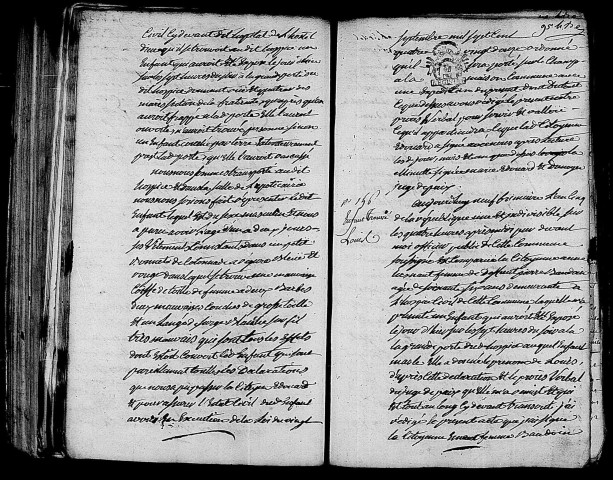 Acte de naissance de Adrien enfant trouvé (28 novembre 1796),acte de naissance de Louis enfant trouvé (29 novembre 1796).